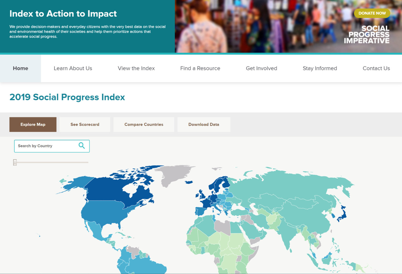 21st Century Citizenship Social Progress Index